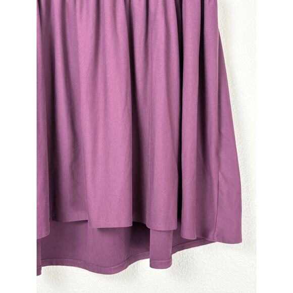 Zenana Outfitters  Women's Large Plum Purple Baby Doll Top Dress Maternity Loose - Picture 4 of 5